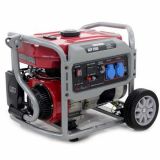 GeoTech Pro GGP 3500 - Benzin-Stromerzeuger mit Rädern und AVR-Regelung 3 kW - Dauerleistung 2.8 kW einphasig