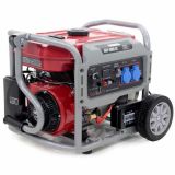 GeoTech Pro GGP 4000 ES - Benzin-Stromerzeuger mit Rädern und AVR-Regelung 3.6 kW - Dauerleistung 3.2 kW einphasig