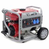 GeoTech Pro GGP 4000 - Benzin-Stromerzeuger mit Rädern und AVR-Regelung 3.6 kW - Dauerleistung 3.2 kW einphasig