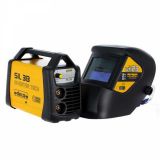 Soldadora inverter MMA Deca SIL 313 - 130 A - 230V, accesorios + careta casco WM23