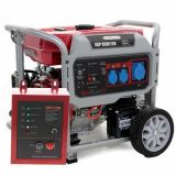 GeoTech PRO GGP 9500 ESA -Benzin-Stromerzeuger mit Rädern - AVR-Regelung - Elektrostarter 7.9 kW - Dauerleistung 7.55 kW einphasig + ATS