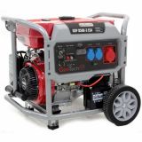 GeoTech Pro GGP 9500-3 ESA - Generador de corriente con ruedas y AVR arranque eléctrico. 7.8 kW - Continua 7.5 kW Full-Power