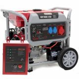 GeoTech Pro GGP 9500-3 ESA - Generador de corriente con ruedas y AVR arranque eléctrico 7.8 kW - Continua 7.5 kW Full-Power + ATS