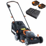 Cortacésped eléctrico de batería Worx WG743E - 2X20V 4 Ah