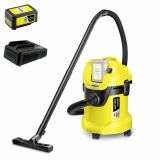 Karcher WD 3 Battery 36 V - Aspirador de polvo multifunción a batería - sólidos, líquidos y soplador