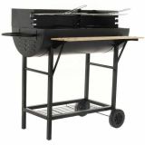 Barbecue à charbon CB 300 X - Grilles en acier INOX - Surface de cuisson 2886 cm2