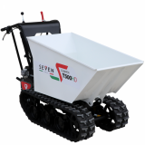 Seven Italy T500HD GX - Motocarriola cingolata dumper idraulico 500Kg