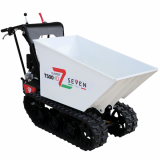 Seven Italy T500HD GX-E - Motocarriola cingolata dumper idraulico 500Kg