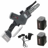 Podadora manual eléctrica, de batería Ausonia Nativa Saw - 3 Baterías de 24V 2.5Ah - Capacidad de corte 100 mm