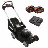 Worx Nitro WG749E - Cortacésped autopropulsado de batería - 2x20V/4Ah - Corte de 46 cm