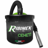 Ribimex Ceneti - Aspirateur à cendres petit à cuve - 15L