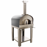 Seven Italy Persefone Antracite - Forno a legna da esterno con carrello