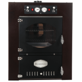 Rossofuoco Garden Color 80 - Horno de leña para empotrar marrón