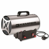 Generador de aire caliente de gas Kemper 65311 INOX con arranque eléctrico