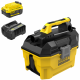 Stanley V20 SFMCV002B-XJ - Aspiratore solidi e liquidi portatile a batteria - 18V 4.0Ah