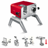 Tre Spade Toollio F95001/MR - Picadora de carne eléctrica con rallador + kit accesorios - 750W - monofásica