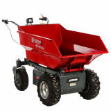 Blue Bird WB 500EH - Akku-Schubkarre - 48 V 32 Ah - Dumper-Mulde mit hydraulischem Kippsystem