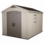 Keter Factor beige - Gartenhaus - mit Seitenfenster - 256.5x331.5x243 cm