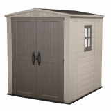 Keter Factor beige - Gartenhaus - mit Seitenfenster - 178x195.5x208 cm