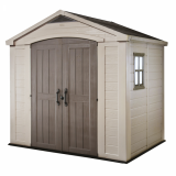 Keter Factor beige - Gartenhaus - Seitenfenster - 256.5x182x243 cm