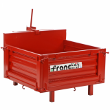 Francini P 100 - Heckcontainer für Traktor - Kippbar - 3 öffenbare Heckklappen