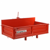 Francini P 150 - Heckcontainer für Traktor - Kippbar - 3 öffenbare Heckklappen