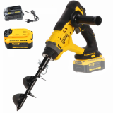 Stanley Fatmax SFMCGA75 - Ahoyador de batería - 20 V 4 Ah - Broca de 15.5 cm incluida