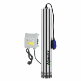 Ribimex PRPVC1101/65F - Bomba sumergible para pozos - 1100 W - Aguas limpias