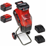 Einhell REDAXXO 36/25 - Broyeur à batterie 36V - avec bac collecteur - 2x18V/5.2Ah