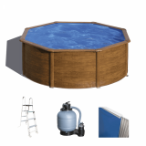 Gre Pacific Ronde Ø300 x 120 cm - Piscine hors sol en acier