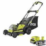 Ryobi RY18LMX40C-150 - Cortacésped de batería - Corte de 40 cm - 18V/5Ah