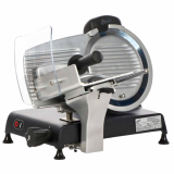 Berkel Red Line 250 Negro Mate - Cortadora de fiambre profesional con cuchilla de acero de 250 mm