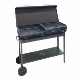 Seven Italy Vulcano Big - Barbecue in ferro artigianale a carbone - 2x 47,5x37cm