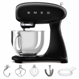 Smeg Full Color Negro - Amasadora Planetaria - Cuba de acero inoxidable de 4,8 litros