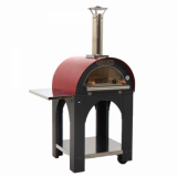 Forno a legna per pizza da esterno Cibus Red - 2 pizze