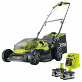 Ryobi RY18LM37A-240 - Cortacésped de batería - Corte de 37 cm - 2x18V/4Ah