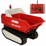 Akku Mini Raupendumper GeoTech-Pro TMD 400 HR mit Fernbedienung - mit hydraulischer Kippfunktion - 400 kg