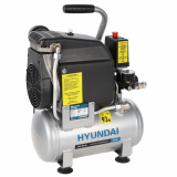 Hyundai BA1-80-6L - Compressore aria elettrico silenziato oilless - motore 1,5HP