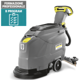 Karcher Pro BD 43/25 C Classic Bp Pack 80Ah Li - Lavapavimenti a batteria - 3 in 1: lava, asciuga e aspira