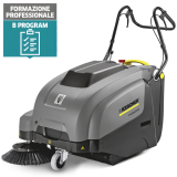 Karcher Pro KM 75/40 W Bp Pack  - Spazzatrice a batteria con cesto di raccolta 36V - 5Ah