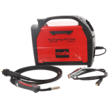 OUTLET - UTILIZZATO PER PROVA - Telwin Technomig 210 Dual Synergic - Saldatrice Inverter Multiprocesso (MIG-MAG/FLUX/BRAZING/MMA/TIG LIFT), con display LCD - GAS/NO GAS