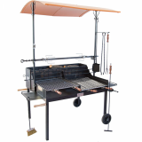 Barbecue à bois Maxi format Cruccolini Tuscany  avec double grille en acier inox