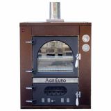 Forno a legna da incasso Medius 60 Deluxe INC INOX - Smalto ramato