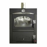 Forno a legna da incasso Nuovo Minimus 50 Mini Inc in acciaio - 2 piani 