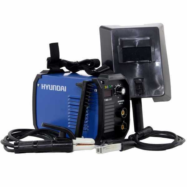 Hyundai MMA-121 - Saldatrice inverter - 120A max - monofase - corrente continua-kit completo