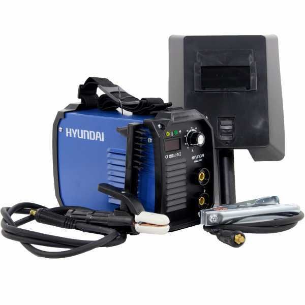 Hyundai MMA-141 - Saldatrice inverter - 140A max - monofase - corrente continua-kit completo