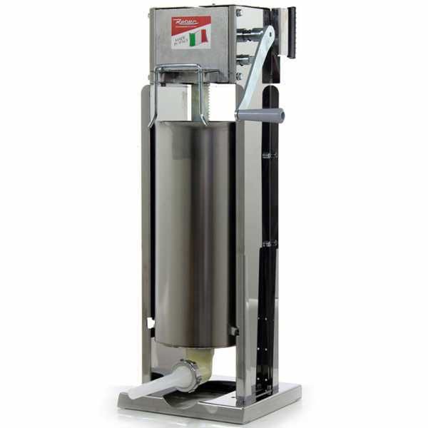 Vertikaler Wurstfüller Reber 8975 V INOX - 2 Geschwindigkeiten mit Gehäuse - Füllmenge 15 Kg