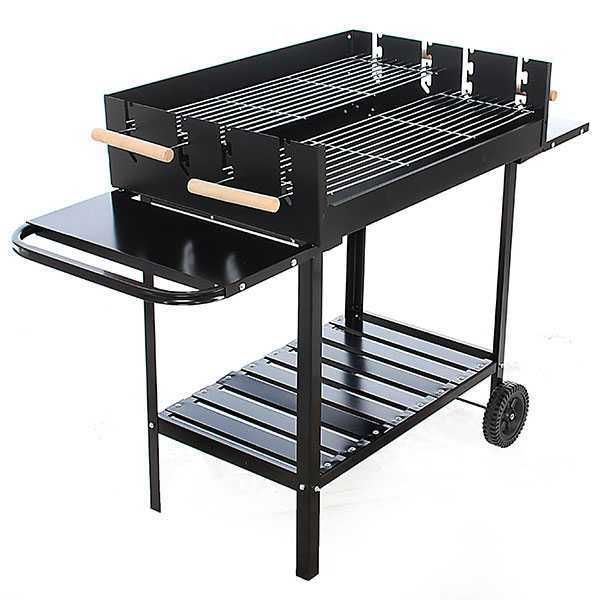 Royal Food CB 280X - Kohlegrill mit 2 Grillrosten - Kochfläche 75 x 50