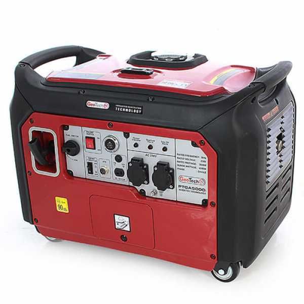 GeoTech PTGA 5000i - Leiser Inverter-Stromerzeuger 4 kW - Dauerleistung 3.5 kW einphasig