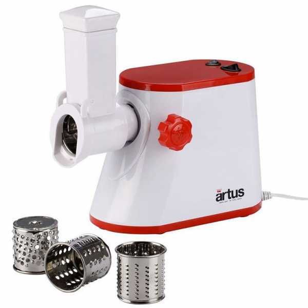 ARTUS G15 - Râpe et Coupe-légumes - 4 rouleaux amovibles offerts - 300W